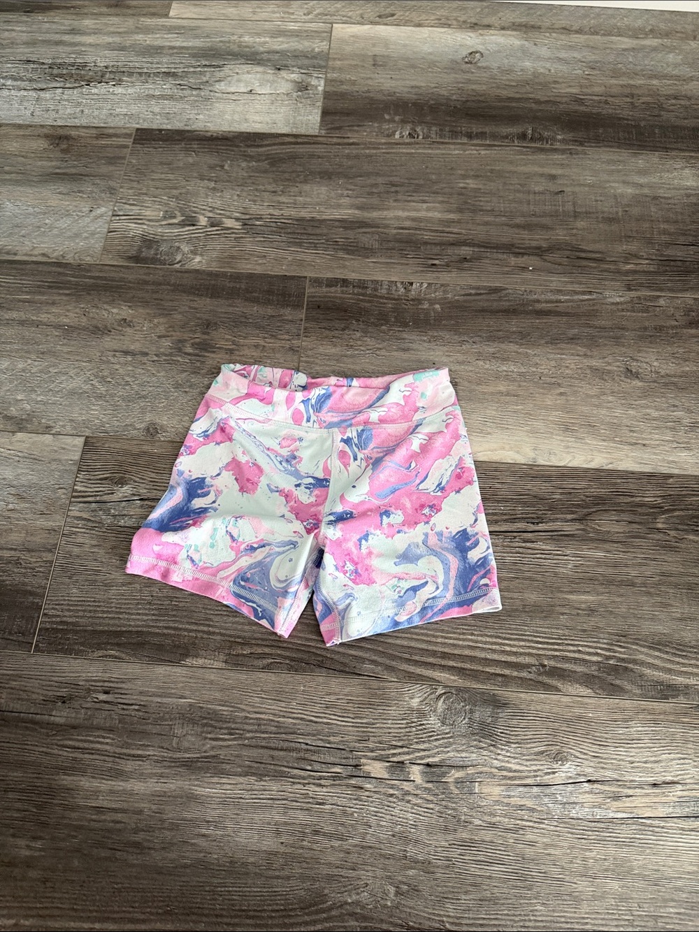 Jumping Beans Pink &‎ Blue Marble Active Shorts